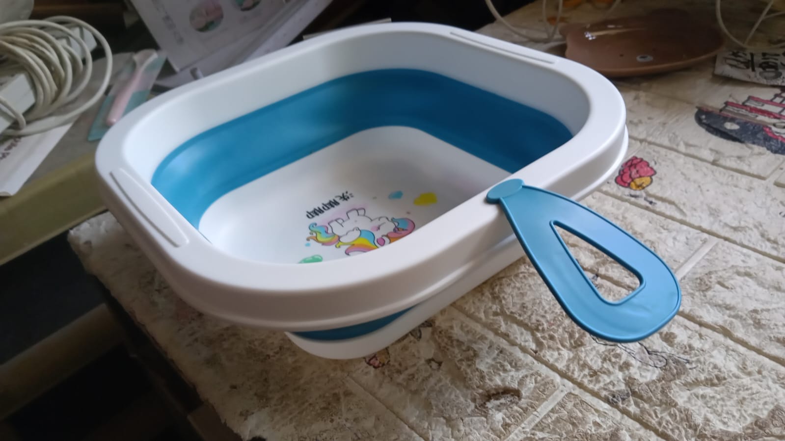17511 Wash Basin, Space Saving Multi Function Foldable Baby Wash basin Easy Clean Lightweight Thicken for Washing Face for Home (28×28 Cm / 1 pc) 17511 Wash Basin, Space Saving Multi Function Foldable Baby Wash basin Easy Clean Lightweight Thicken for Washing Face for Home (28×28 Cm / 1 pc)